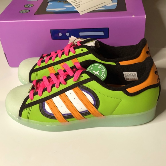 adidas Other - Adidas Simpsons Men Size 10 Green Sneakers NIB